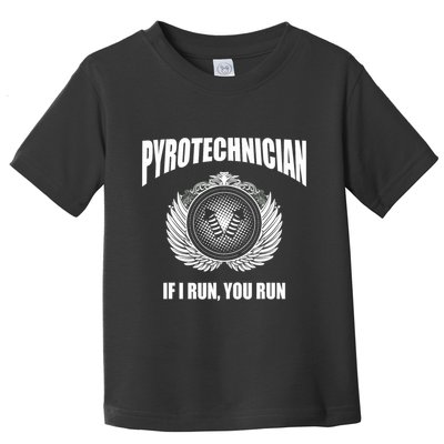 Pyrotechnician Funny 4th Of July Firework Tech Toddler T-Shirt