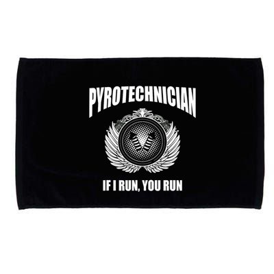 Pyrotechnician Funny 4th Of July Firework Tech Microfiber Hand Towel