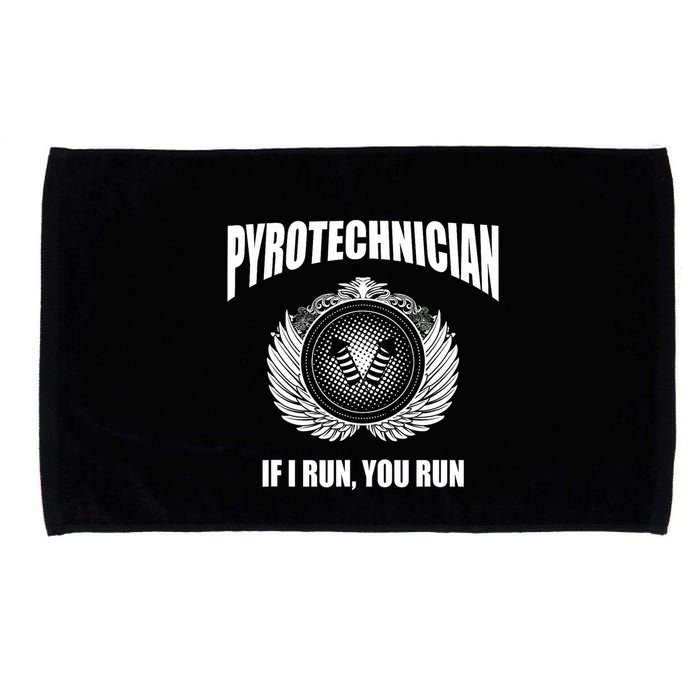 Pyrotechnician Funny 4th Of July Firework Tech Microfiber Hand Towel
