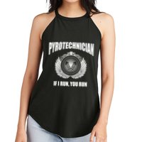 Pyrotechnician Funny 4th Of July Firework Tech Women's Perfect Tri Rocker Tank