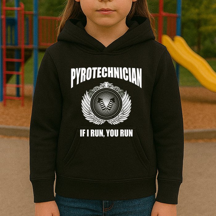 Pyrotechnician Funny 4th Of July Firework Tech Kids Hoodie