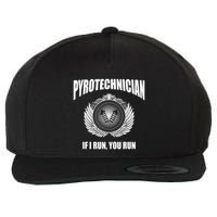 Pyrotechnician Funny 4th Of July Firework Tech Wool Snapback Cap