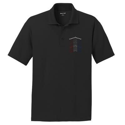 Patriotic For 4th Of July PosiCharge RacerMesh Polo