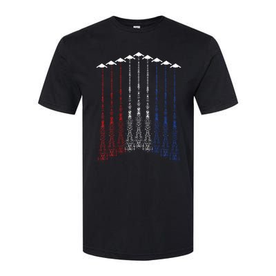 Patriotic For 4th Of July Softstyle CVC T-Shirt