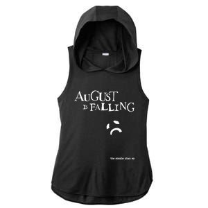 Pat Finnerty August Is Falling The Simple Plan Ep Ladies PosiCharge Tri-Blend Wicking Draft Hoodie Tank