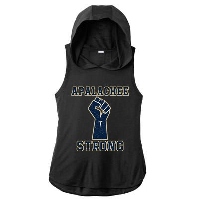 Pray For Apalachee High School Strong Ladies PosiCharge Tri-Blend Wicking Draft Hoodie Tank