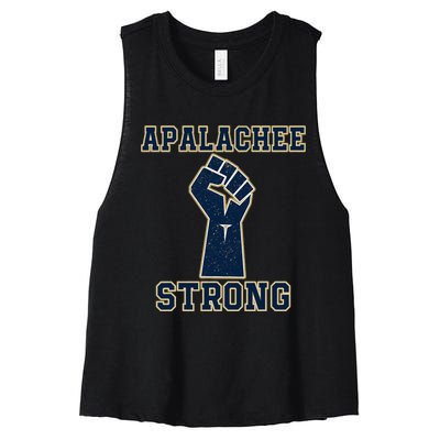 Pray For Apalachee High School Strong Women's Racerback Cropped Tank