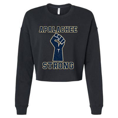 Pray For Apalachee High School Strong Cropped Pullover Crew