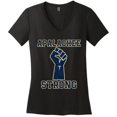 Pray For Apalachee High School Strong Women's V-Neck T-Shirt