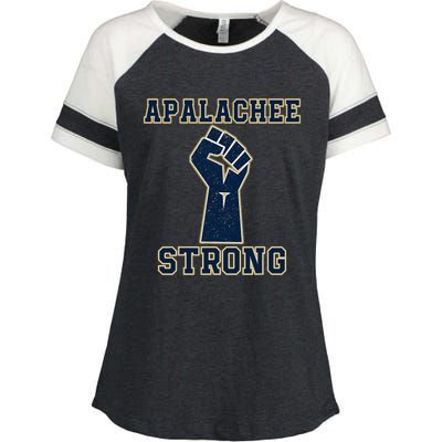 Pray For Apalachee High School Strong Enza Ladies Jersey Colorblock Tee