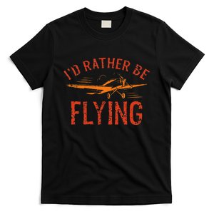 Pilot Flying Aviator Flight Airplane Lovers Aviation T-Shirt