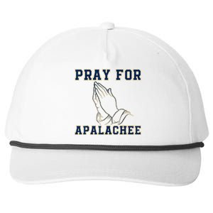 Pray For Apalachee Apalachee High School Strong Snapback Five-Panel Rope Hat