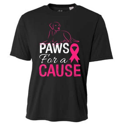 Paws For A Cause Breast Cancer Support Cooling Performance Crew T-Shirt