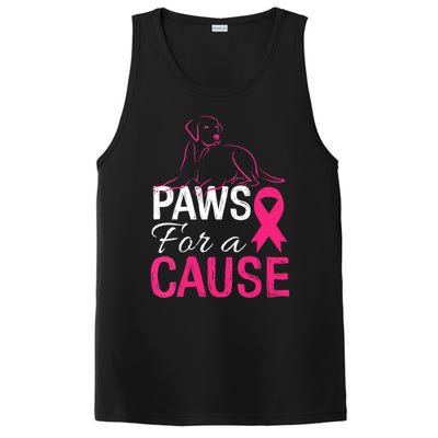 Paws For A Cause Breast Cancer Support PosiCharge Competitor Tank