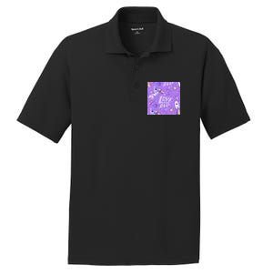 Pride Flag Astronaut Love For All PosiCharge RacerMesh Polo