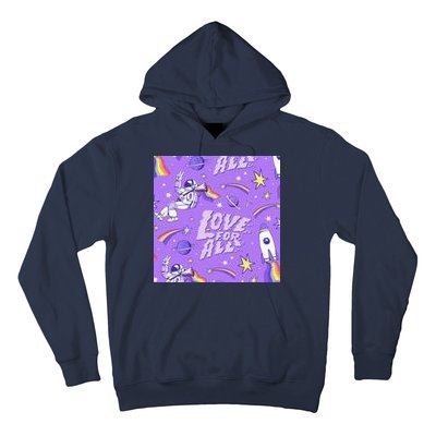 Pride Flag Astronaut Love For All Hoodie