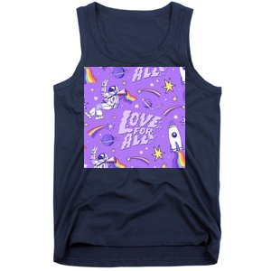 Pride Flag Astronaut Love For All Tank Top