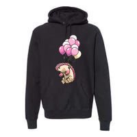 Pink Fairy Armadillo Pichiciego Funny Armadillo Premium Hoodie