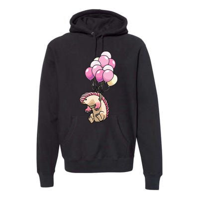 Pink Fairy Armadillo Pichiciego Funny Armadillo Premium Hoodie