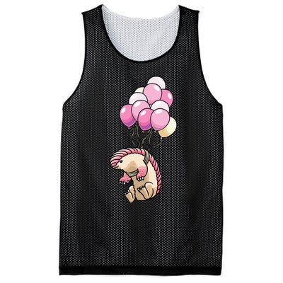 Pink Fairy Armadillo Pichiciego Funny Armadillo Mesh Reversible Basketball Jersey Tank