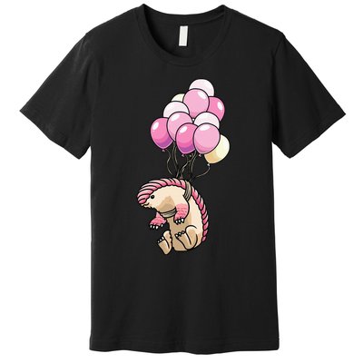 Pink Fairy Armadillo Pichiciego Funny Armadillo Premium T-Shirt