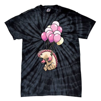 Pink Fairy Armadillo Pichiciego Funny Armadillo Tie-Dye T-Shirt