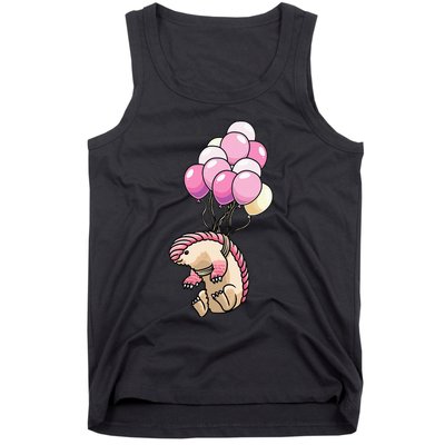 Pink Fairy Armadillo Pichiciego Funny Armadillo Tank Top