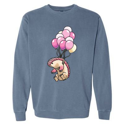 Pink Fairy Armadillo Pichiciego Funny Armadillo Garment-Dyed Sweatshirt