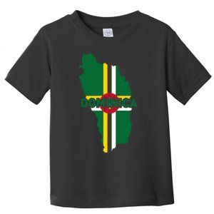 Proud Family And Patriotic Flag Of Country Dominica Toddler T-Shirt