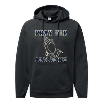 Pray For Apalachee Apalachee High School Strong Gift Performance Fleece Hoodie