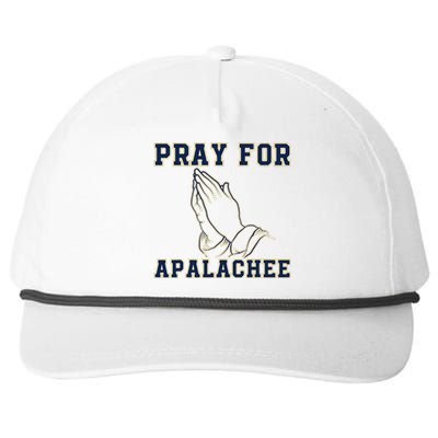 Pray For Apalachee Apalachee High School Strong Gift Snapback Five-Panel Rope Hat