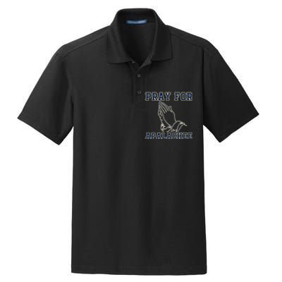 Pray For Apalachee Apalachee High School Strong Gift Dry Zone Grid Polo