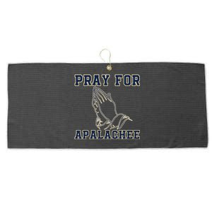 Pray For Apalachee Apalachee High School Strong Gift Large Microfiber Waffle Golf Towel