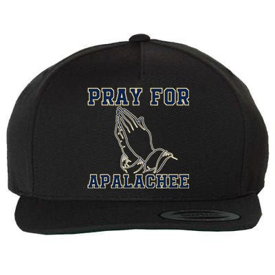 Pray For Apalachee Apalachee High School Strong Gift Wool Snapback Cap