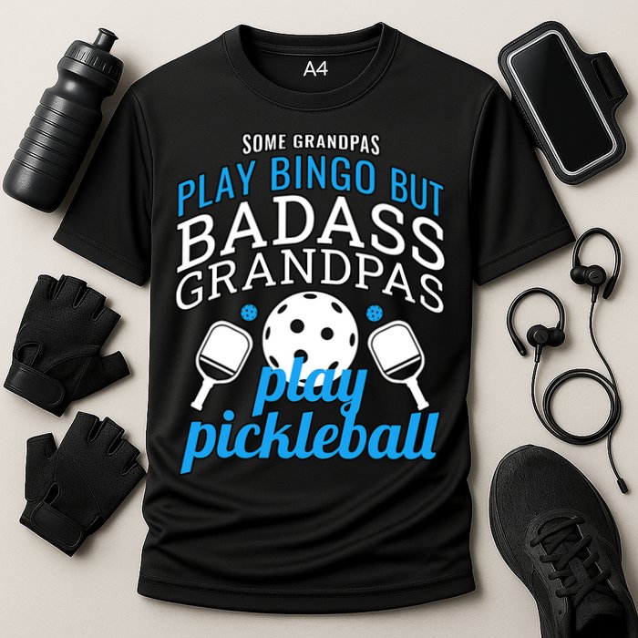 Pickleball Funny Ace Dink Serve KC Kitchen Funny Coffee Wine Cooling Performance Crew T-Shirt