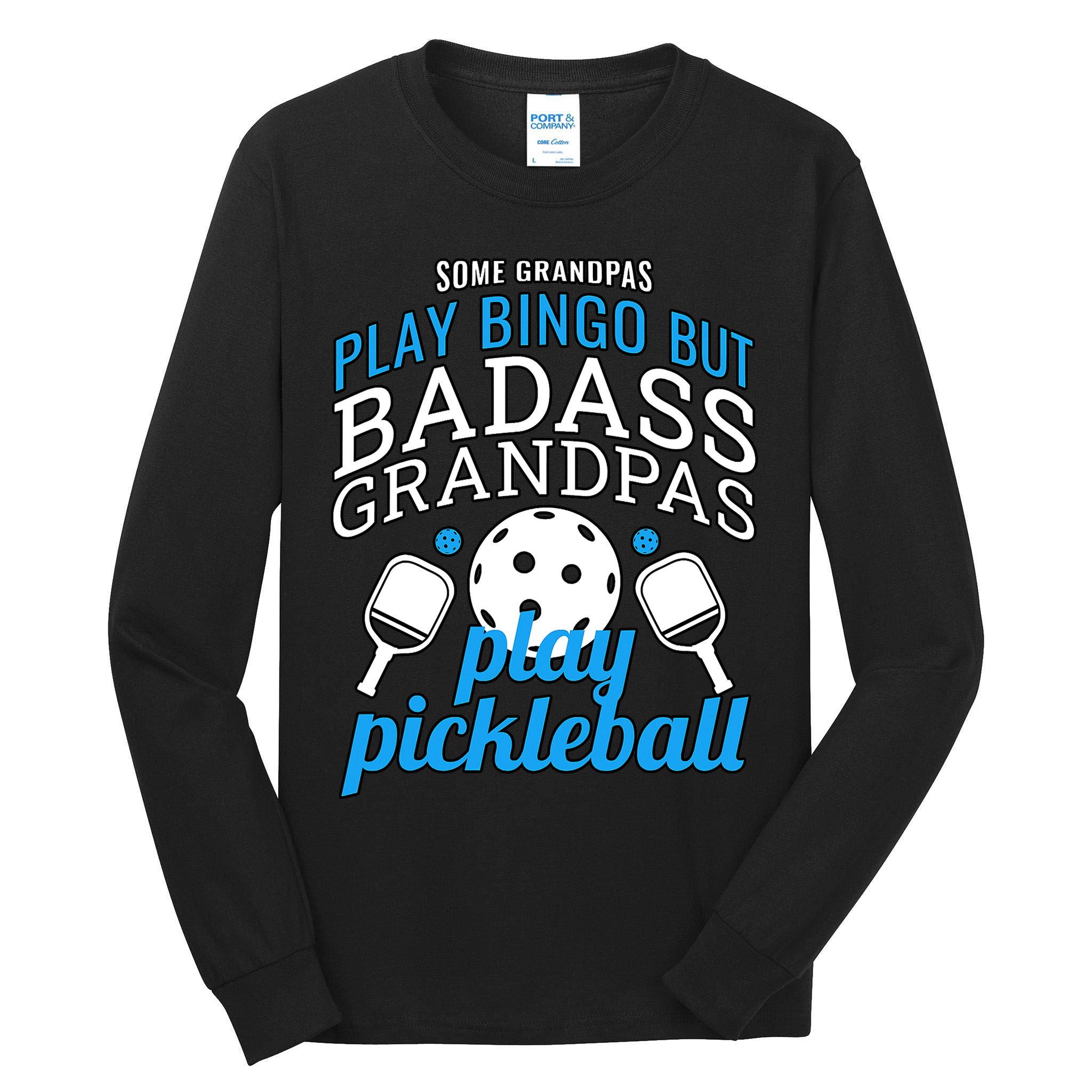 Pickleball Funny Ace Dink Serve KC Kitchen Funny Coffee Wine Tall Long Sleeve T-Shirt