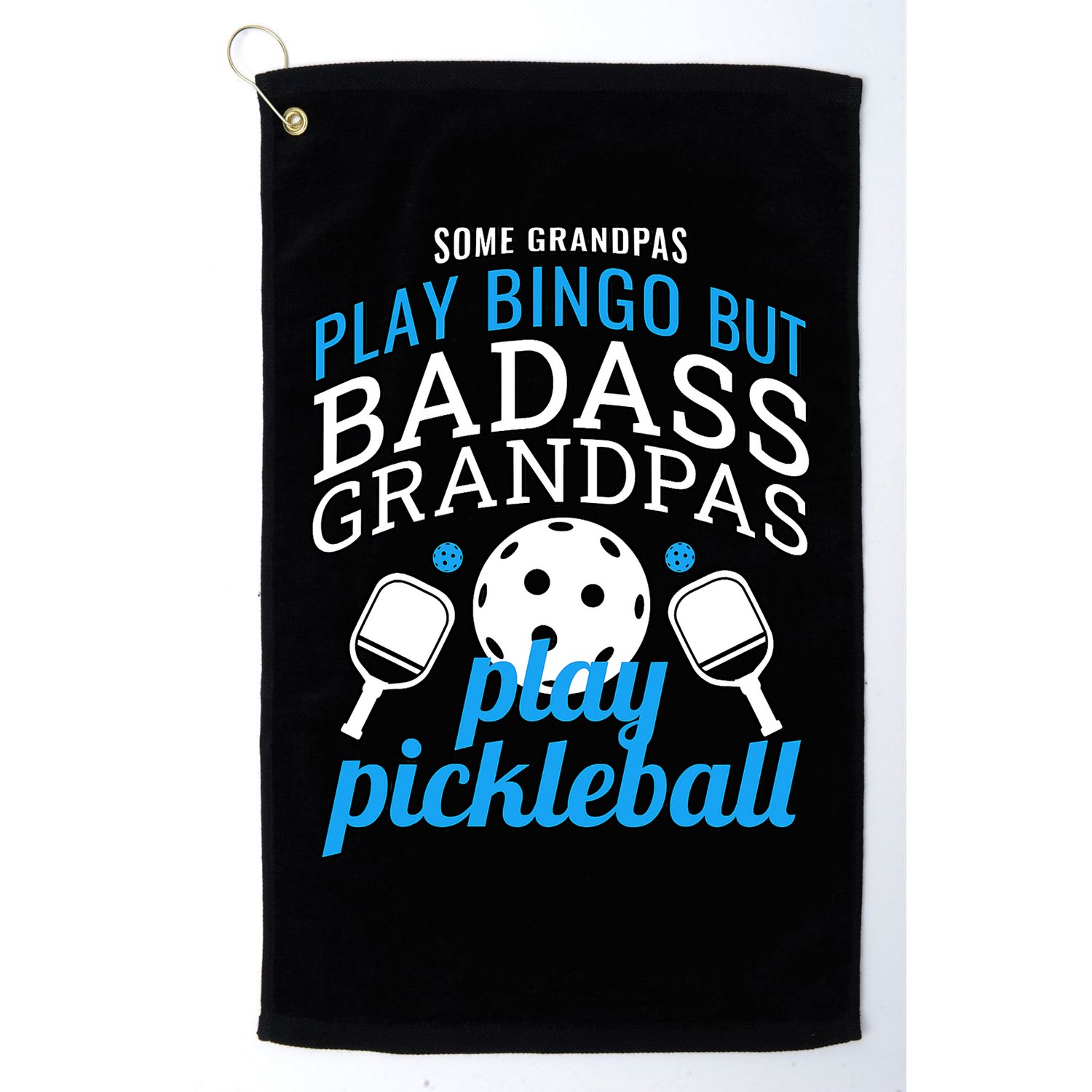 Pickleball Funny Ace Dink Serve KC Kitchen Funny Coffee Wine Golf Towel