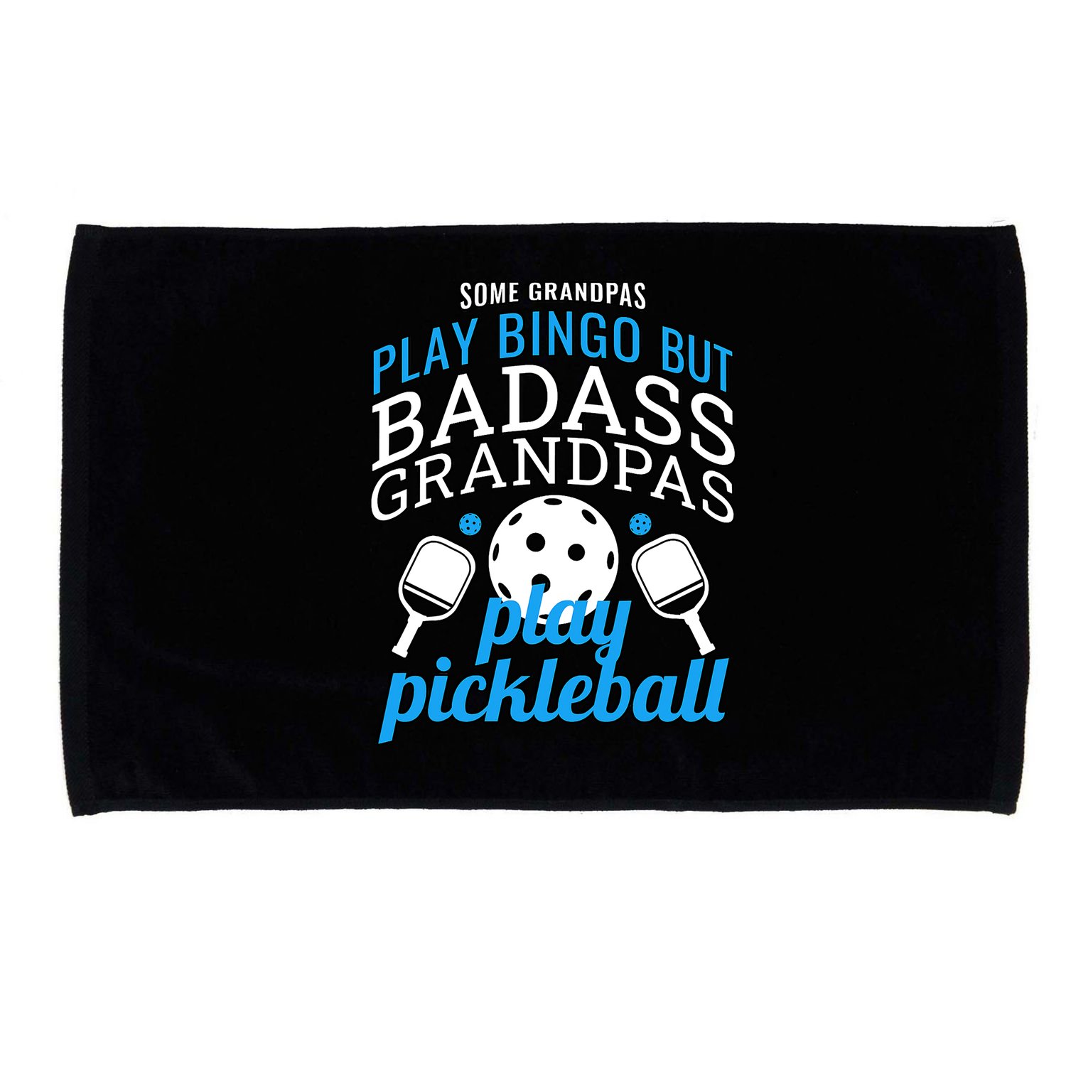 Pickleball Funny Ace Dink Serve KC Kitchen Funny Coffee Wine Microfiber Hand Towel