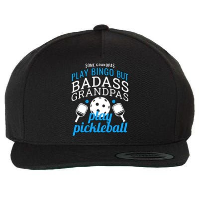 Pickleball Funny Ace Dink Serve KC Kitchen Funny Coffee Wine Wool Snapback Cap