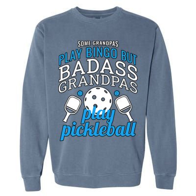 Pickleball Funny Ace Dink Serve KC Kitchen Funny Coffee Wine Garment-Dyed Sweatshirt