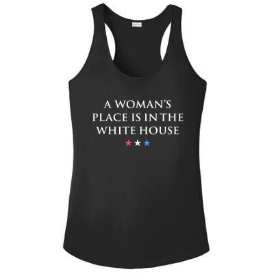 President Feminist A WomanS Place Is In The White House Ladies PosiCharge Competitor Racerback Tank