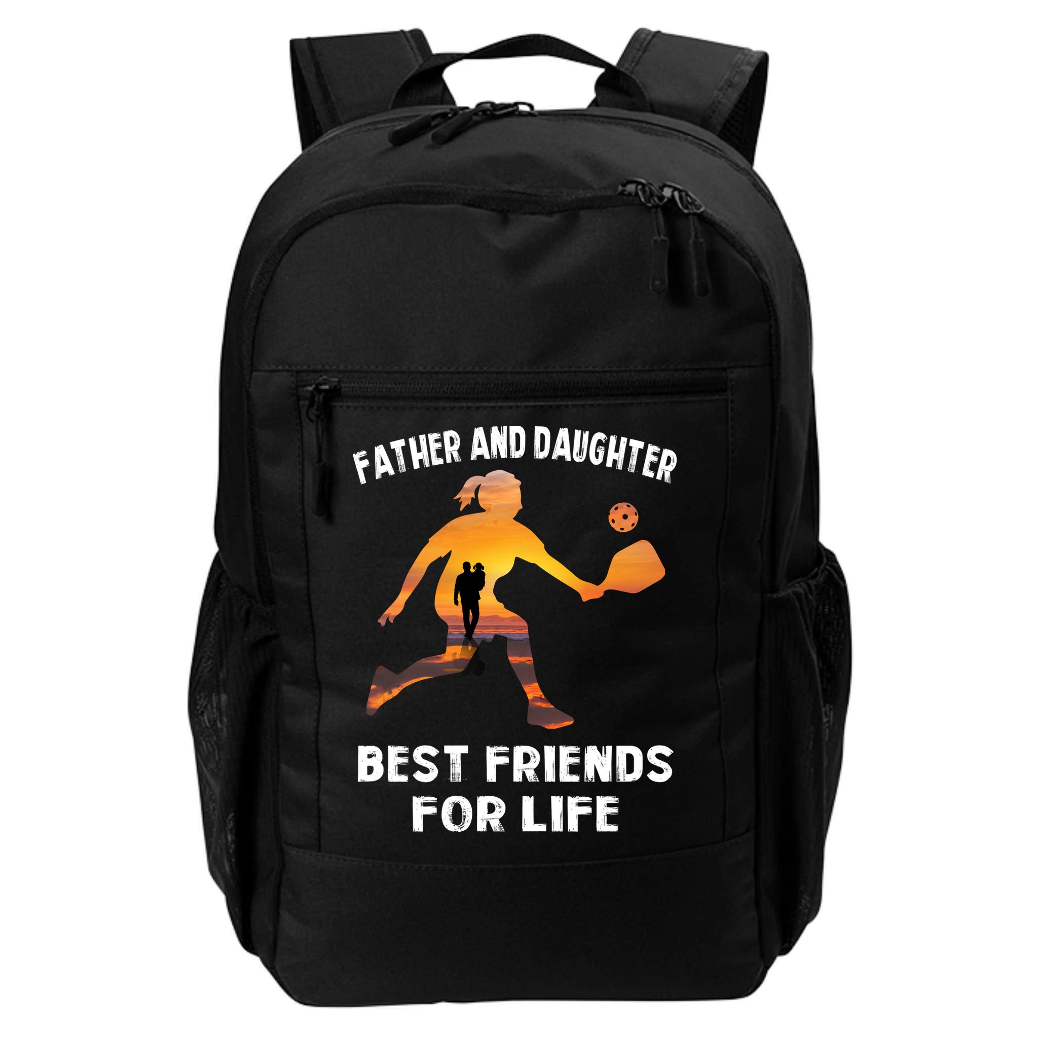 Pickleball Father And Daughter Best Friends Backpack