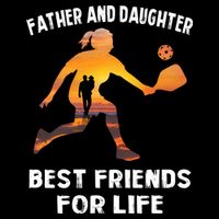 Pickleball Father And Daughter Best Friends Poster
