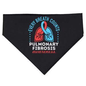 Pulmonary Fibrosis Awareness Every Breath Counts  USA-Made Doggie Bandana