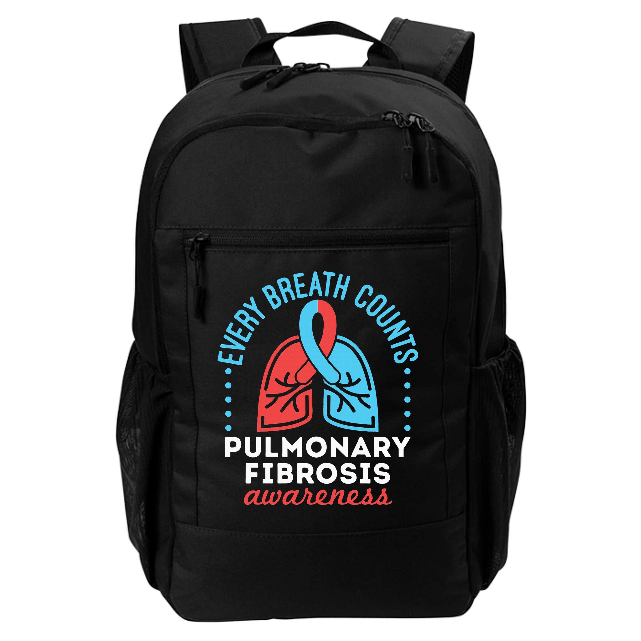 Pulmonary Fibrosis Awareness Every Breath Counts  Backpack