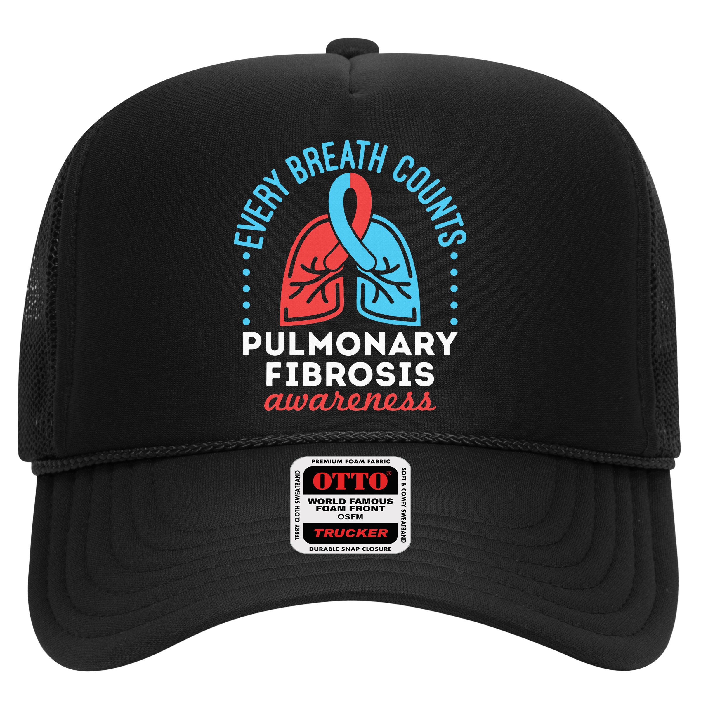 Pulmonary Fibrosis Awareness Every Breath Counts  Hat