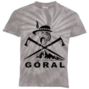 Polish Folk Art Goral Polish Highlander Polski Goral Kids Tie-Dye T-Shirt