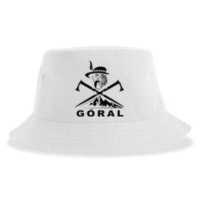 Polish Folk Art Goral Polish Highlander Polski Goral Sustainable Bucket Hat