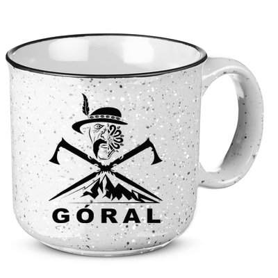 Polish Folk Art Goral Polish Highlander Polski Goral 15oz Campfire Ceramic Mug