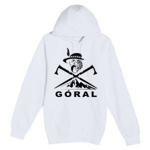 Polish Folk Art Goral Polish Highlander Polski Goral Premium Pullover Hoodie